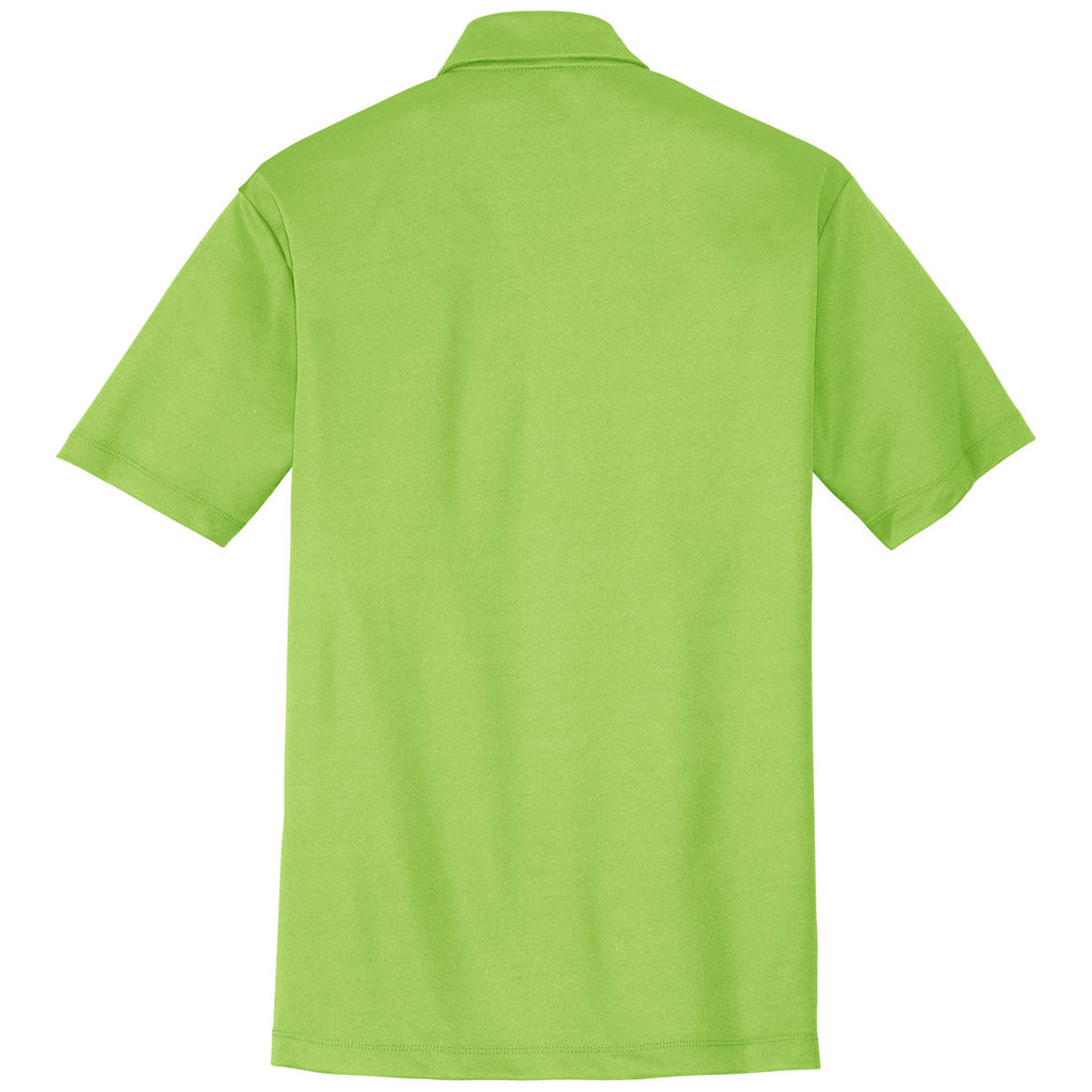 Port Authority Men's Lime Performance Poly Polo