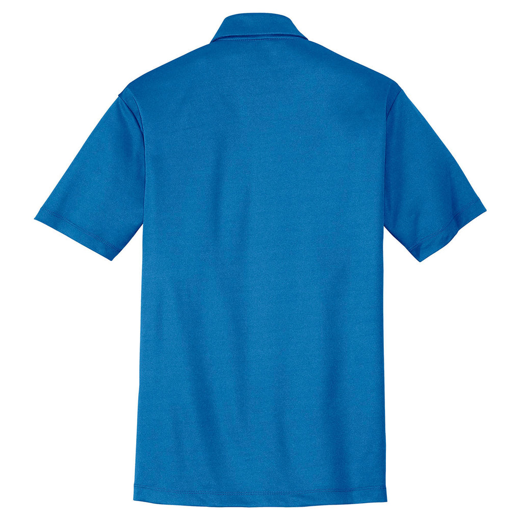 Port Authority Men's Brilliant Blue Silk Touch Performance Pocket Polo