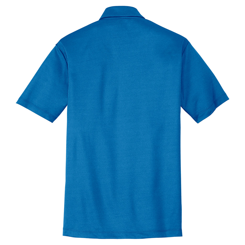 Port Authority Men's Brilliant Blue Performance Poly Polo