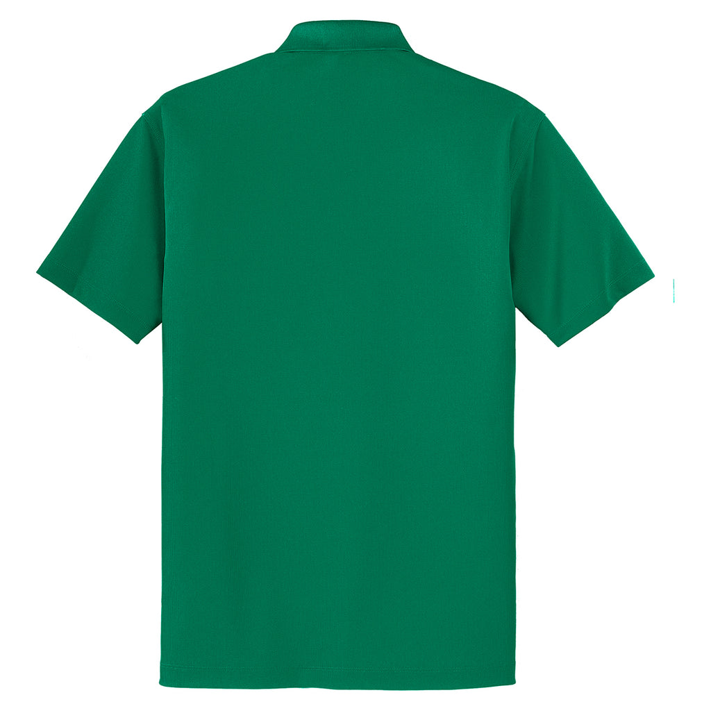 Port Authority Men's Jewel Green Dry Zone Grid Polo