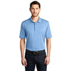 Port Authority Men's Carolina Blue Shadow Stripe Polo