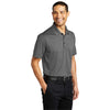 Port Authority Men's Shadow Grey Eclipse Stretch Polo