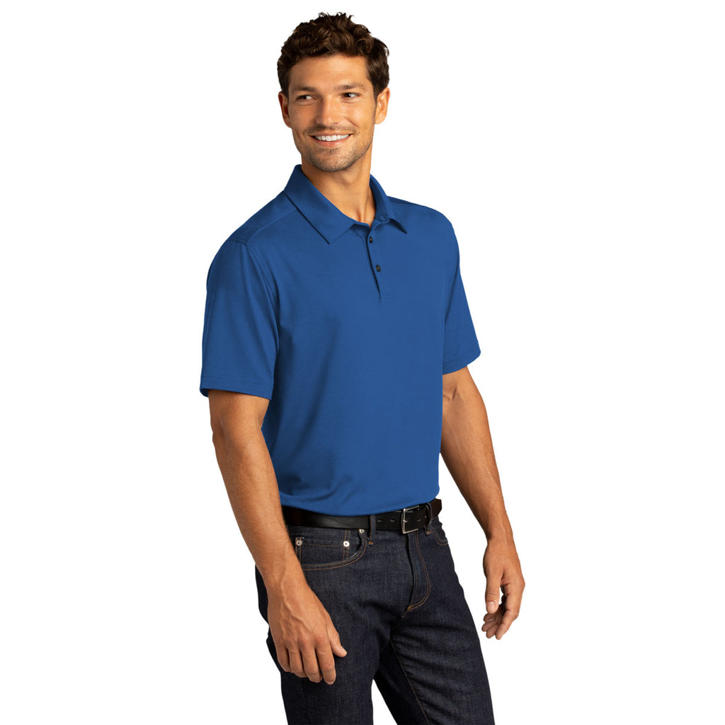 Port Authority Men's True Blue City Stretch Polo