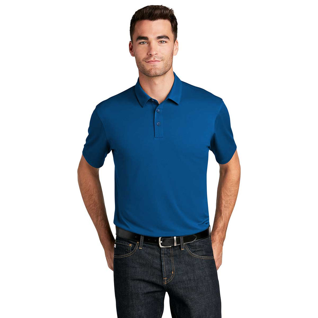 Port Authority Men's True Blue UV Choice Pique Polo