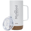 Perka White Kerstin 16 oz. 304 Stainless Steel Mug