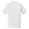 Port & Company Men's White Ring Spun Pique Polo