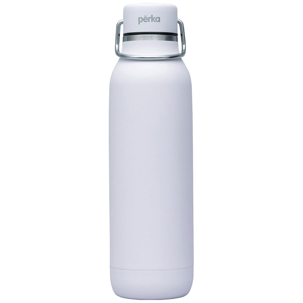 Perka White Dashing 20 oz. Double Wall Stainless Steel Bottle