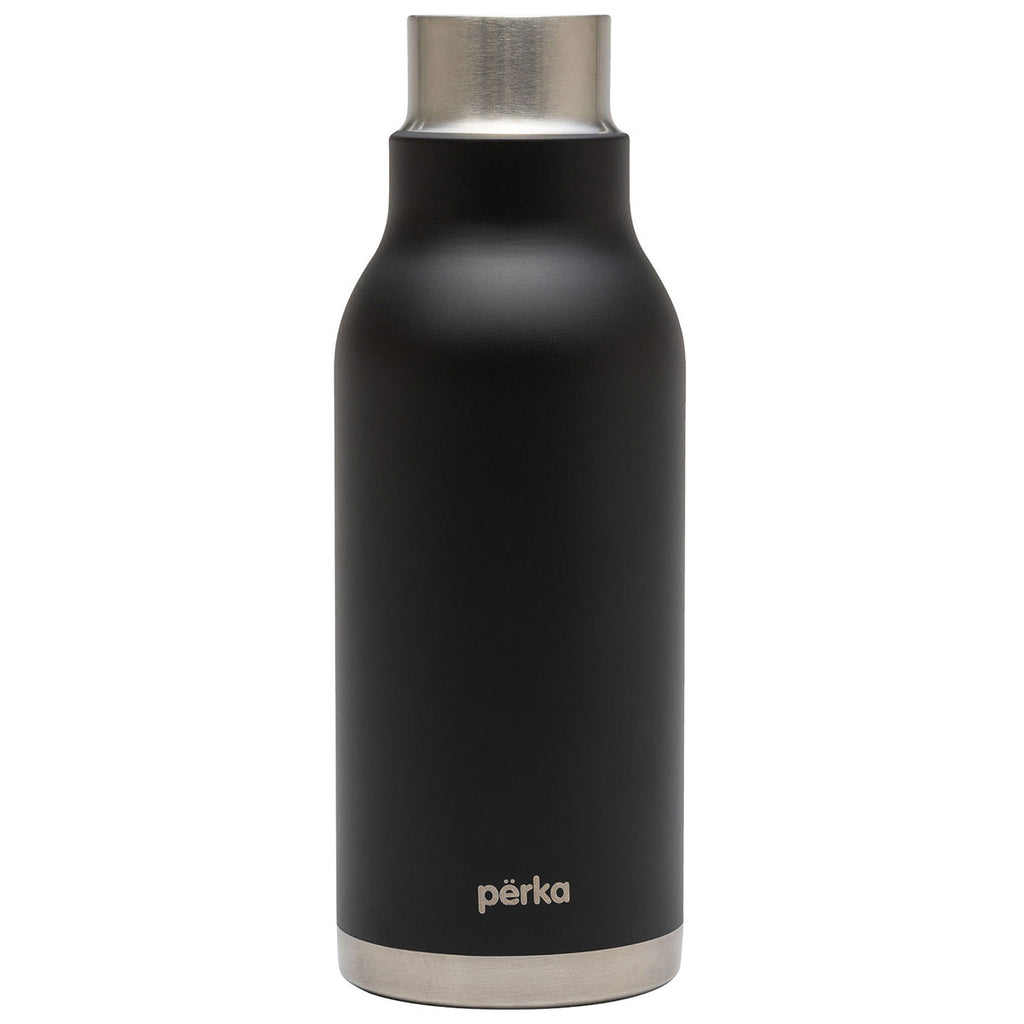 Perka Black Lynx 18 oz. Double Wall, Stainless Steel Water Bottle