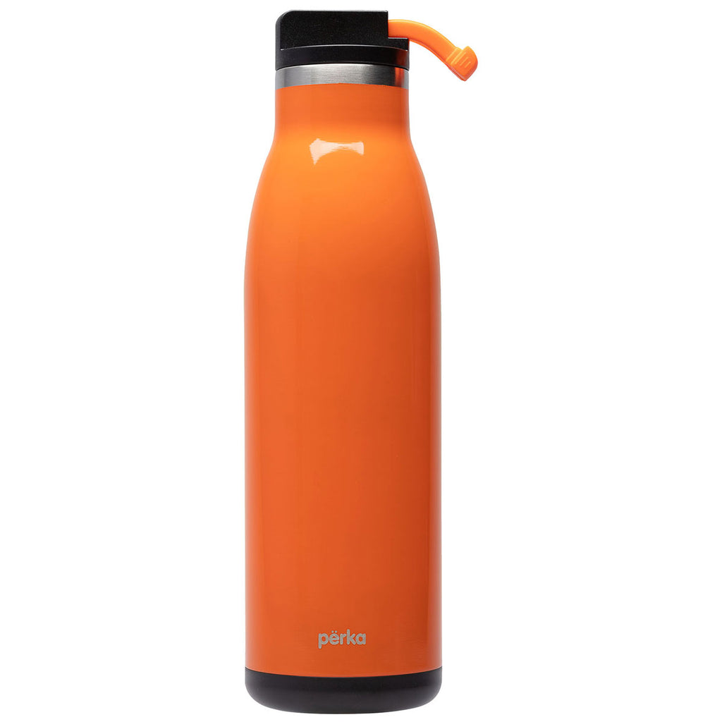 Perka Orange Granada 17 oz. Double Wall, Stainless Steel Water Bottle