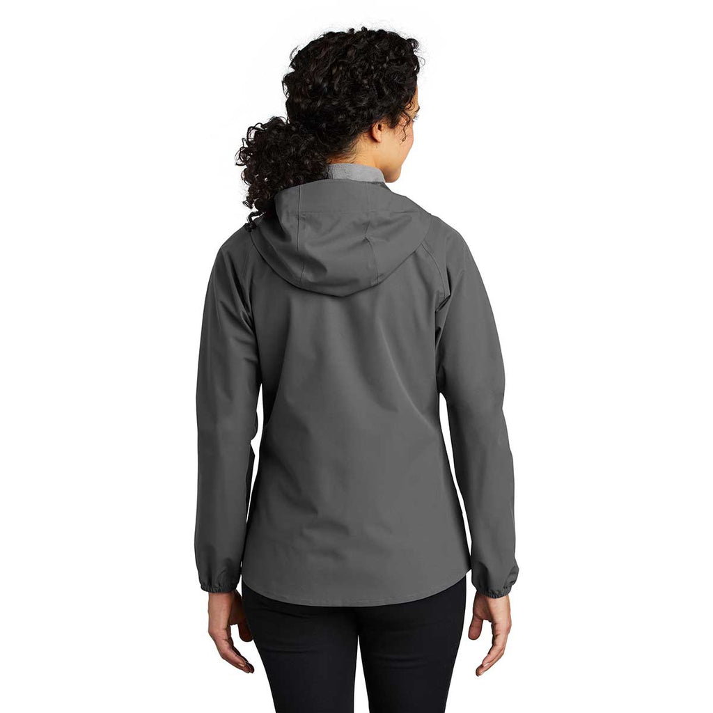 Port Authority Women's Graphite Grey Essential Rain Jacket