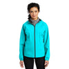 Port Authority Women's Light Cyan Blue Essential Rain Jacket