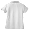 Sport-Tek Women's White Dri-Mesh V-Neck Polo