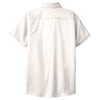 Port Authority Women's White/Light Stone Short Sleeve Easy Care Shirt