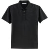 Port Authority Women's Black Dry Zone Ottoman Polo