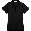 Port Authority Women's Black Tech Pique Polo