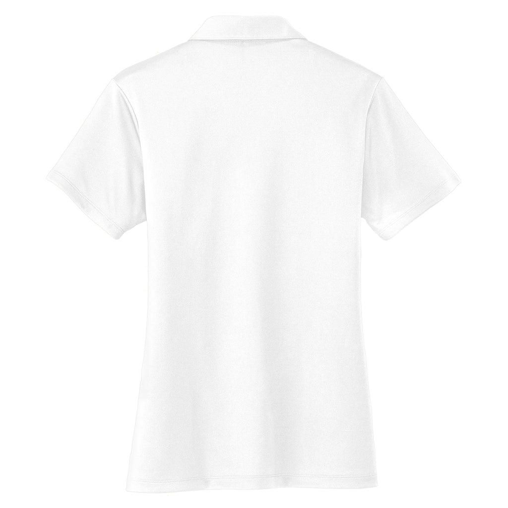 Port Authority Women's White Performance Poly Polo