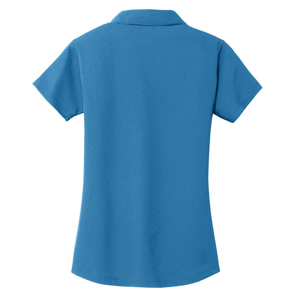 Port Authority Women's Celadon Blue Dry Zone Grid Polo