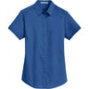 Port Authority Women's True Blue Short Sleeve SuperPro Twill Shirt