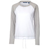 Cutter & Buck Women's White Response Hybrid Long Sleeve Top