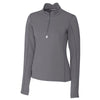 Cutter & Buck Women's Elemental Grey DryTec Traverse Half-Zip