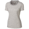 Cutter & Buck Women's Elemental Grey Advantage Space Dye Tee