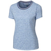 Cutter & Buck Women's Tour Blue Advantage Space Dye Tee