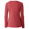 Cutter & Buck Women's Cardinal Red DryTec Long Sleeve Victory V-Neck