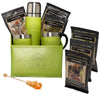 Leeman Lime-Green Tuscany Thermos and Cups Coffee Set