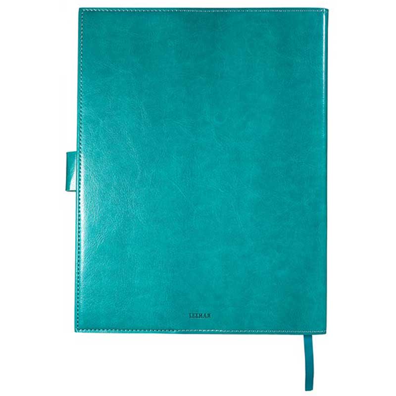 Leeman Teal Venezia Large Refillable Journal (7" x 9")