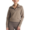 UNRL Women's Hazelnut LuxBreak Half-Zip Pullover