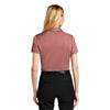 Port Authority Women's Garnet Heather Heathered Silk Touch Performance Polo