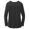 Port Authority Women's Black Concept Henley Tunic