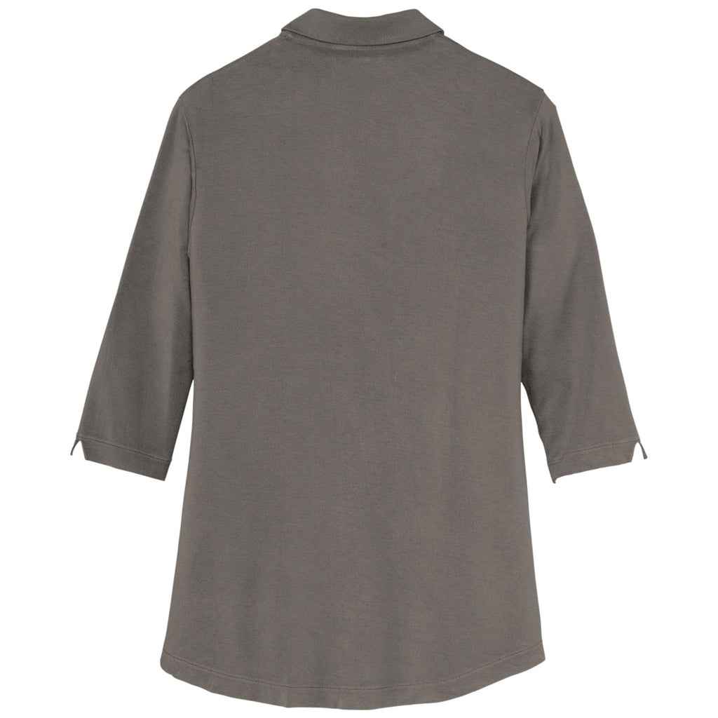 Port Authority Women's Sterling Grey Luxe Knit Tunic