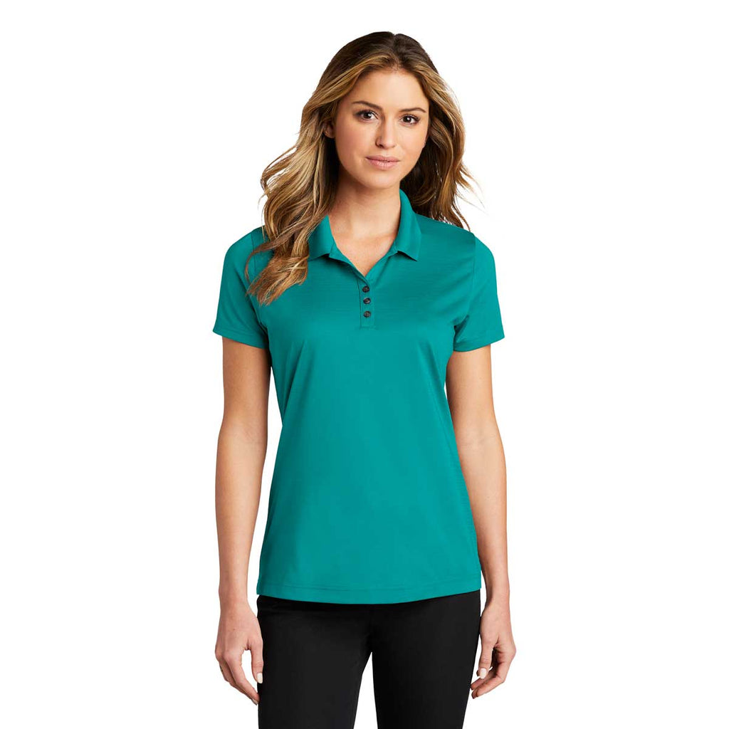 Port Authority Women's Tropic Blue Eclipse Stretch Polo