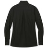 Port Authority Women's Deep Black Fairway Stretch Quarter Zip