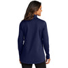 Port Authority Women's True Navy C-FREE Double Knit 1/4-Zip