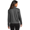 Port Authority Women's Grey Steel Heather C-FREE Double Knit Full-Zip