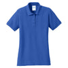 Port & Company Women's Royal Core Blend Pique Polo