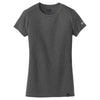 New Era Women's Black Heather Heritage Blend Crew Tee