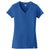 New Era Women's Royal Heritage Blend V-Neck Tee