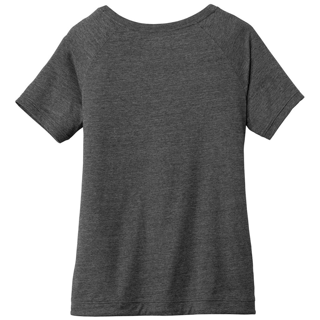 New Era Women's Dark Graphite Tri-Blend Performance Cinch Tee