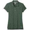 New Era Women's Dark Green Twist Slub Polo