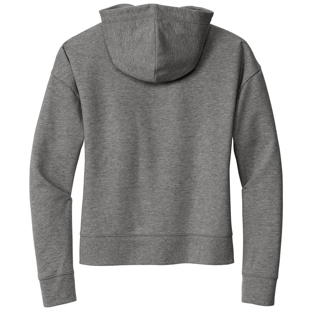 New Era Women's Dark Heather Grey Comback Fleece Pullover Hoodie