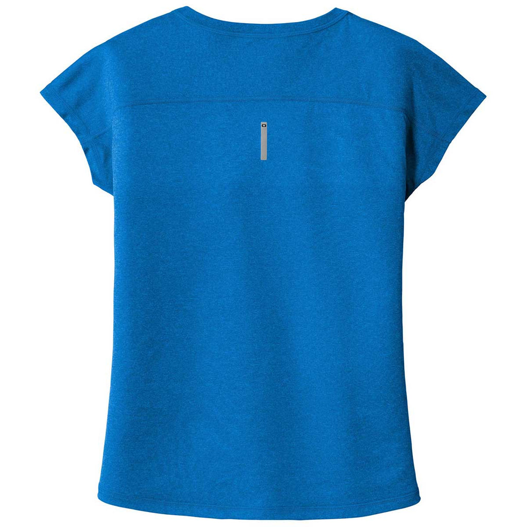 OGIO Women's Electric Blue Endurance Pulse Dolman Tee