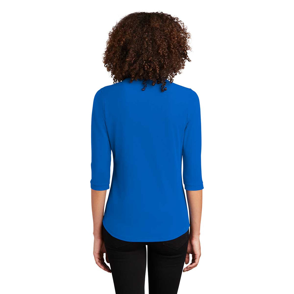 OGIO Women's Electric Blue Jewel Henley