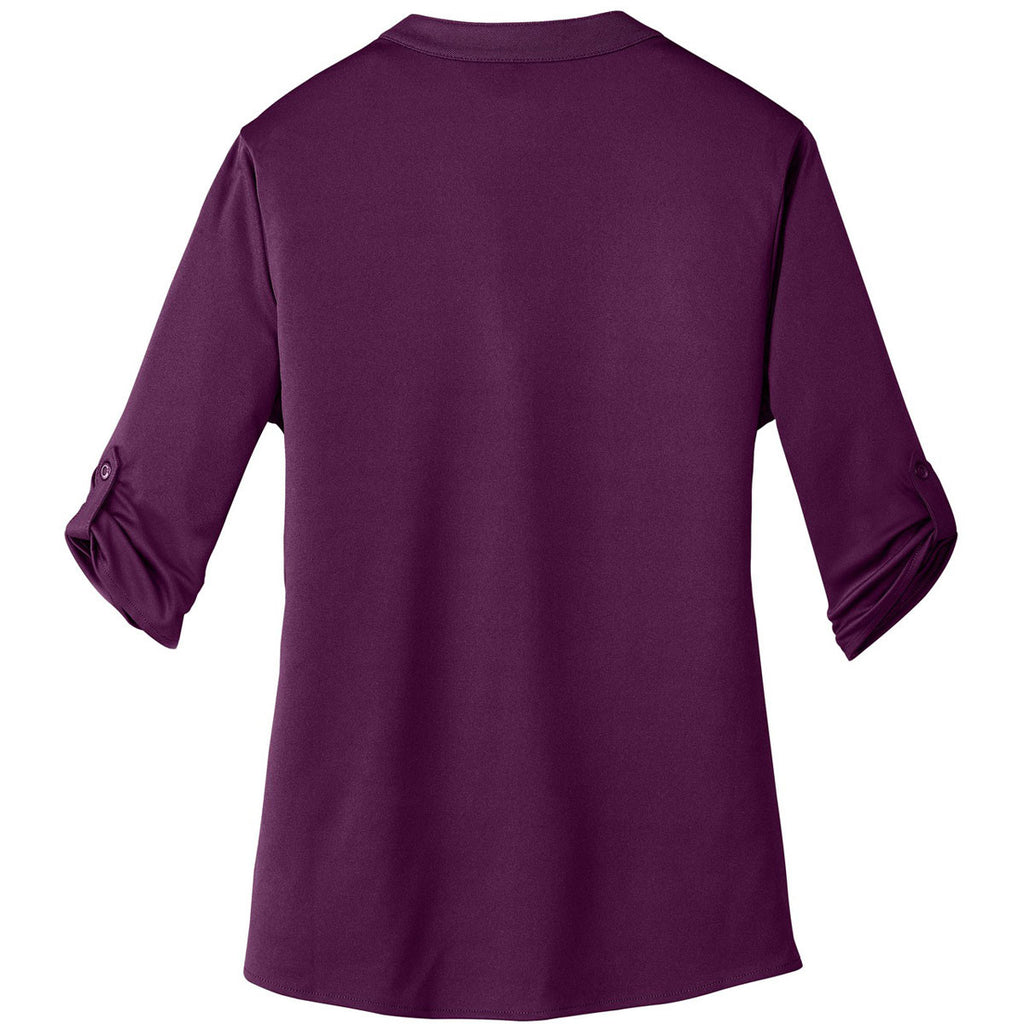 OGIO Women's Purple Luxe Crush Henley