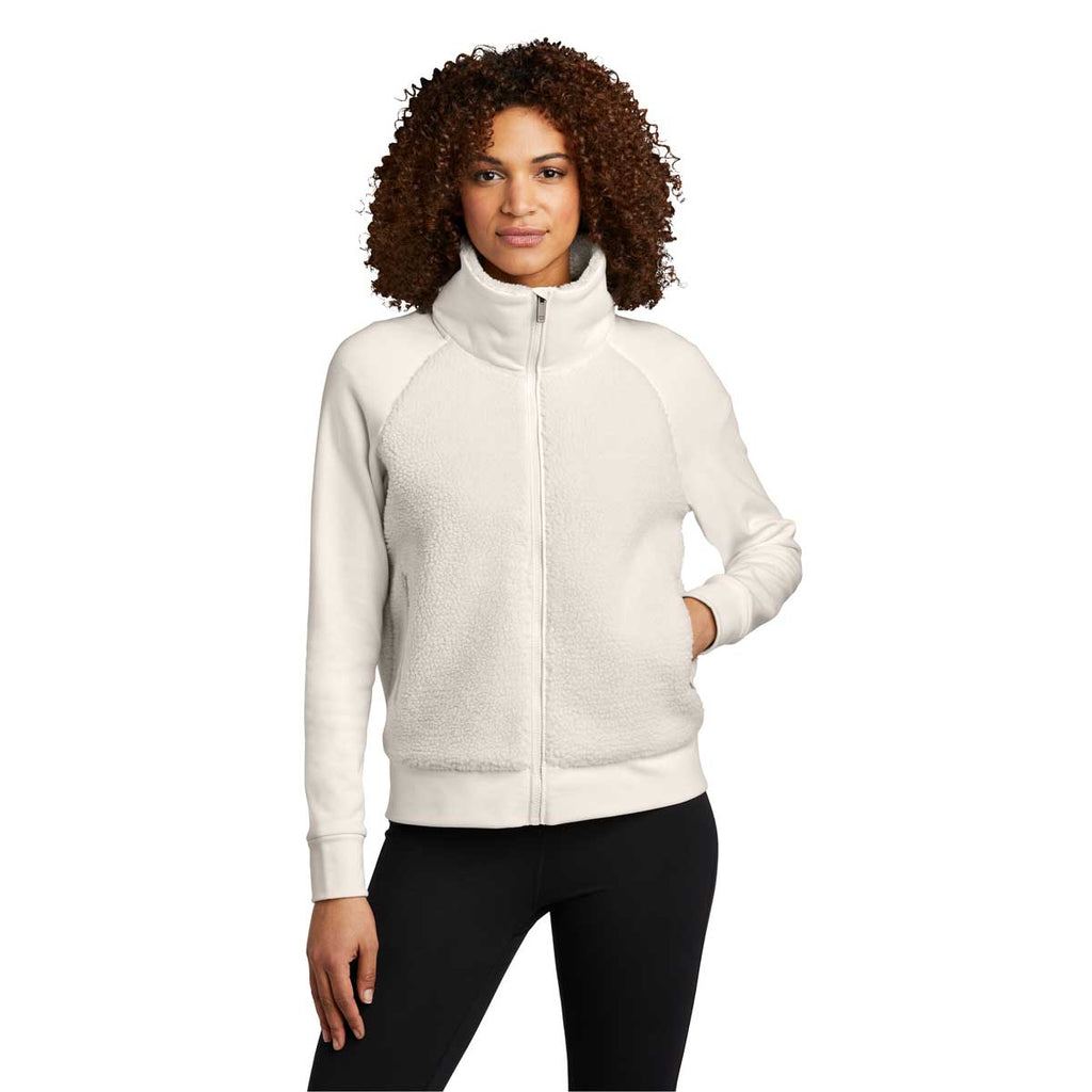 OGIO Women's Ivory Snow Luuma Sherpa Full-Zip