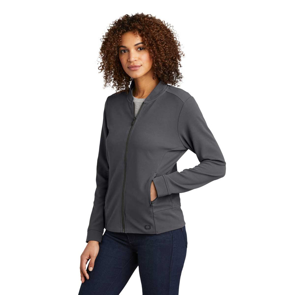 OGIO Women's Tarmac Grey Hinge Full-Zip