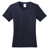 Port & Company Women's Navy Ring Spun Cotton Tee