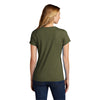 Port & Company Women's Military Green Heather Tri-Blend V-Neck Tee